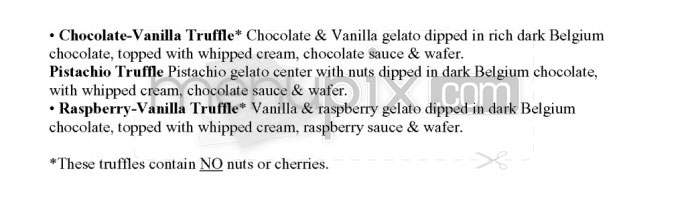 Caffe Dolce Vita - Providence, RI menu_pic