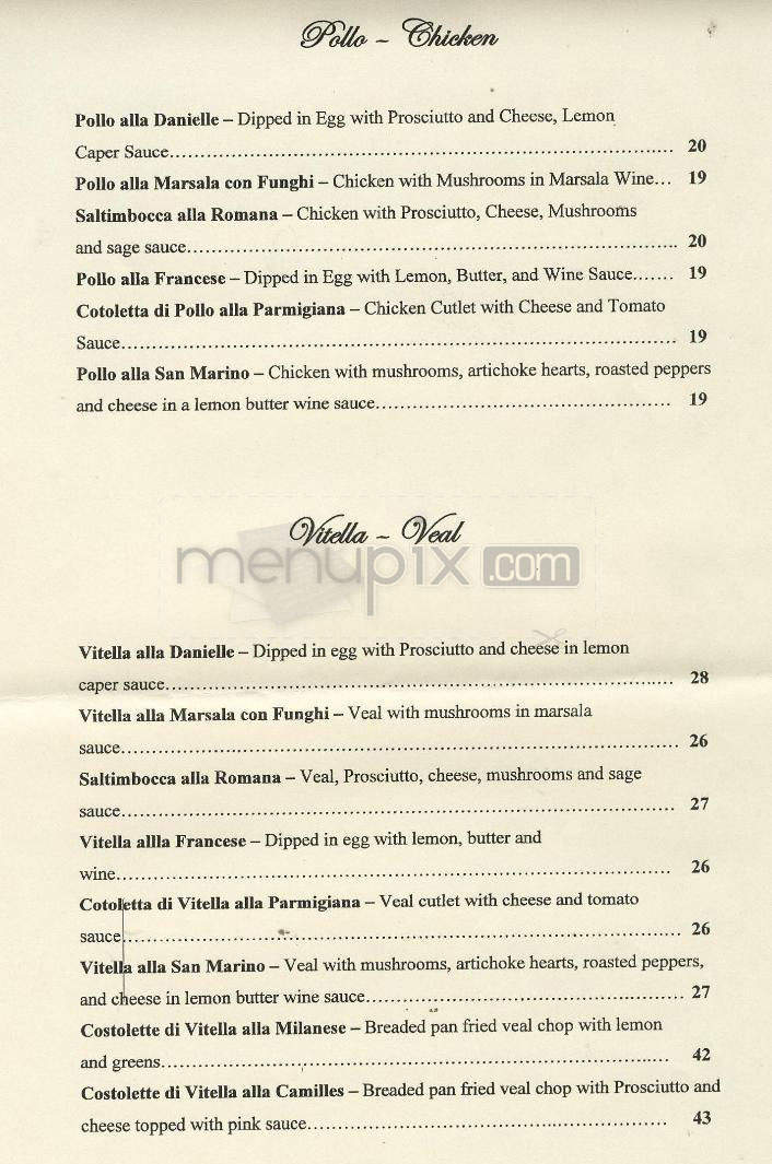 Camille's - Providence, RI menu_pic