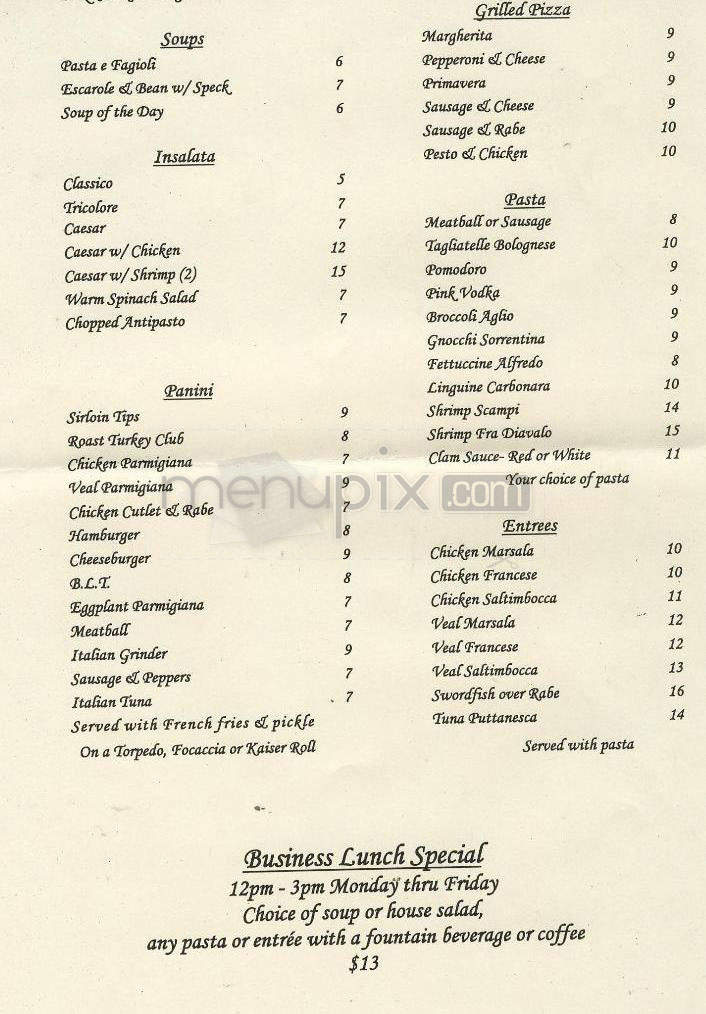 Camille's - Providence, RI menu_pic