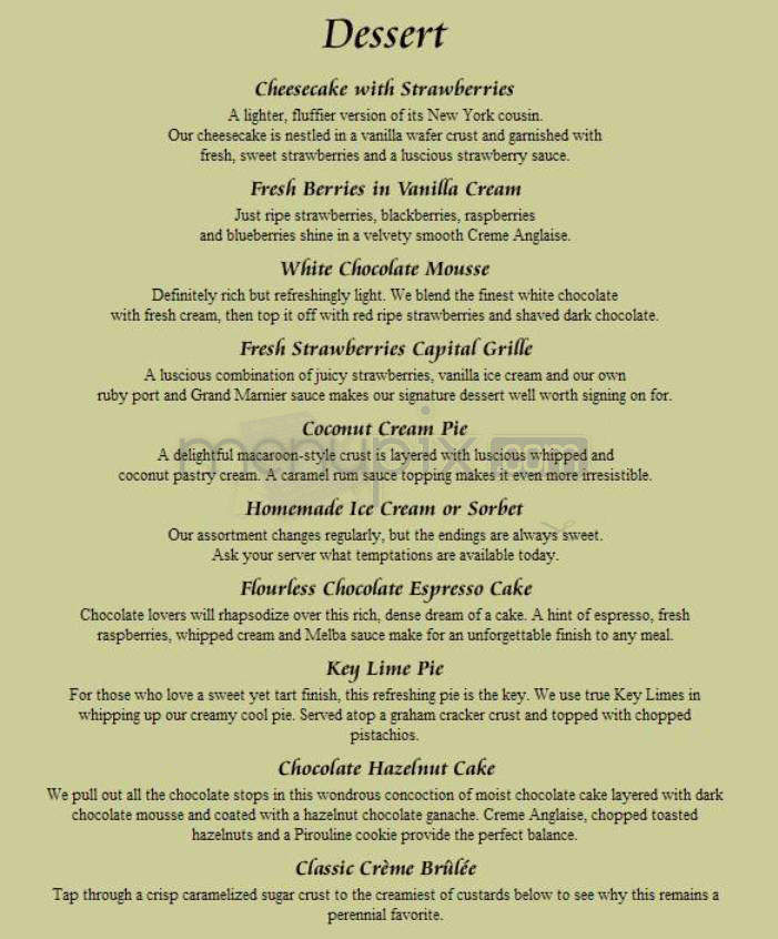 Capital Grille - Providence, RI menu_pic
