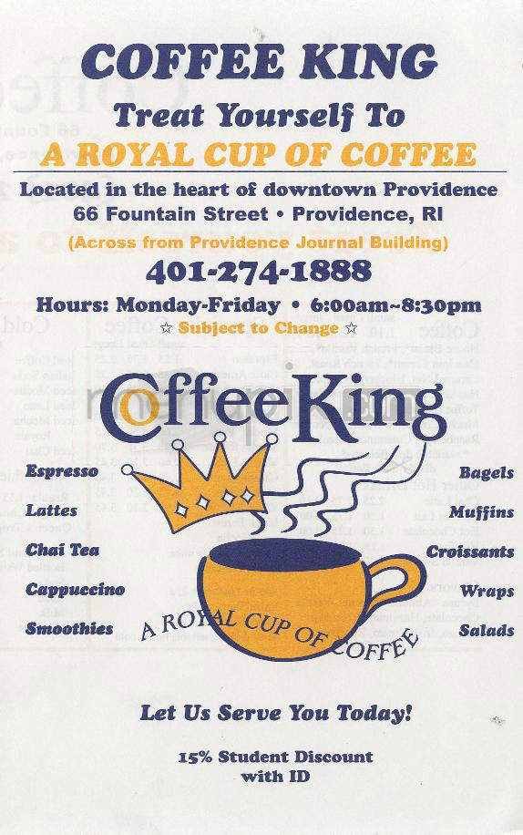 /670115/Coffee-King-Providence-RI - Providence, RI