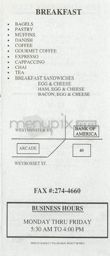 Corporate Cafe - Providence, RI menu_pic
