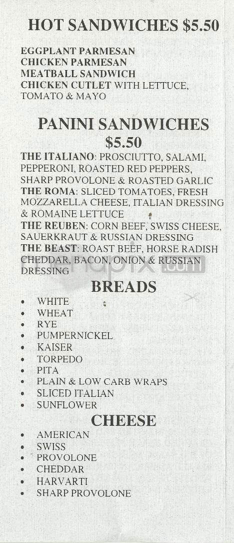 Corporate Cafe - Providence, RI menu_pic