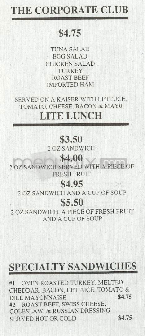 Corporate Cafe - Providence, RI menu_pic