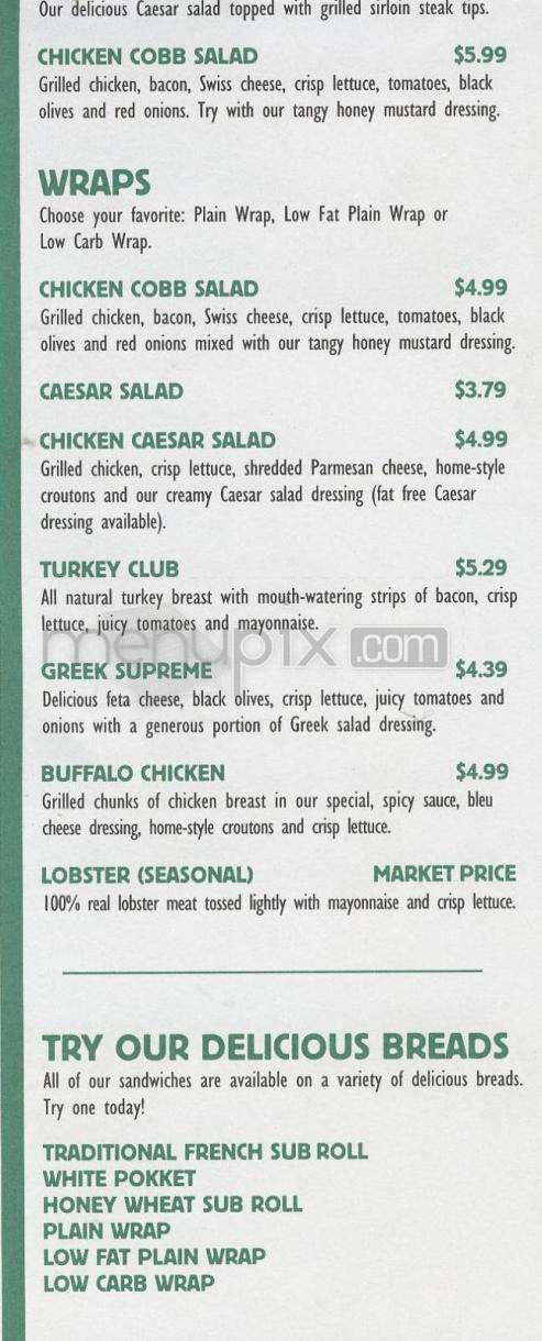 D'Angelo Grilled Sandwiches - North Providence, RI menu_pic