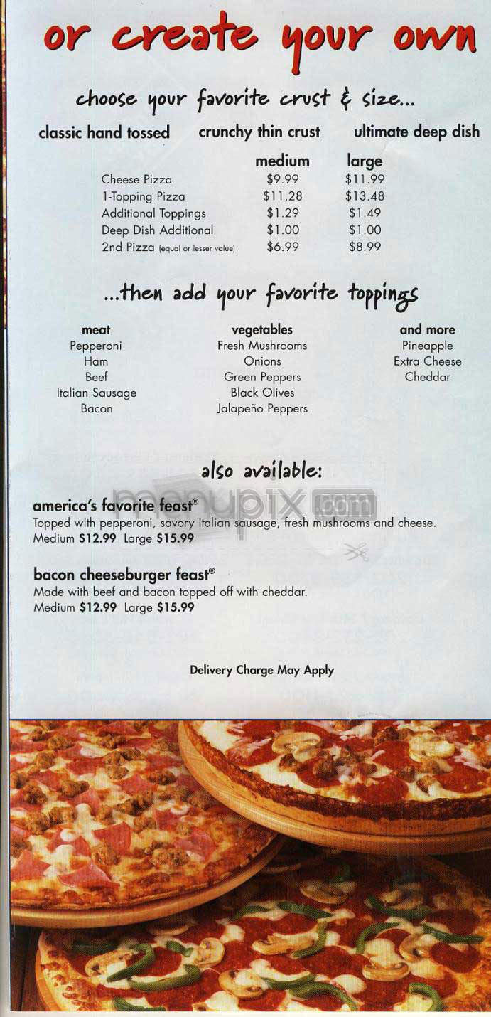 Domino's Pizza - Providence, RI menu_pic
