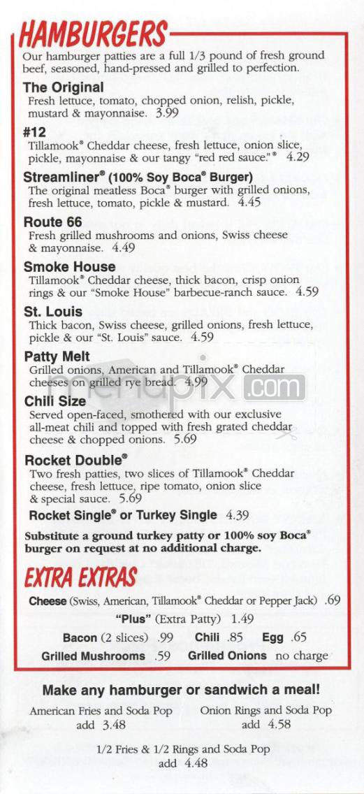 Johnny Rockets - Providence, RI menu_pic