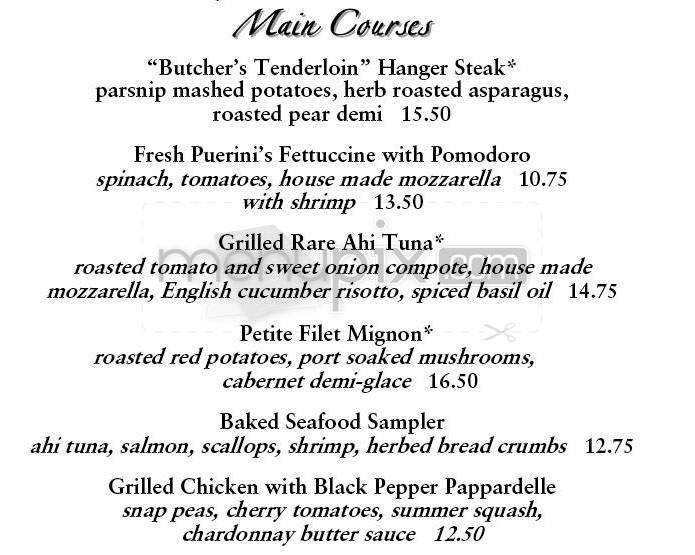 Napa Valley Grille - Providence, RI menu_pic