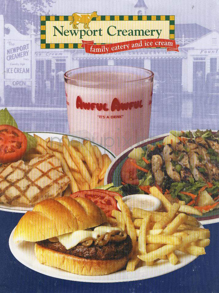 Newport Creamery - Worcester, MA menu_pic