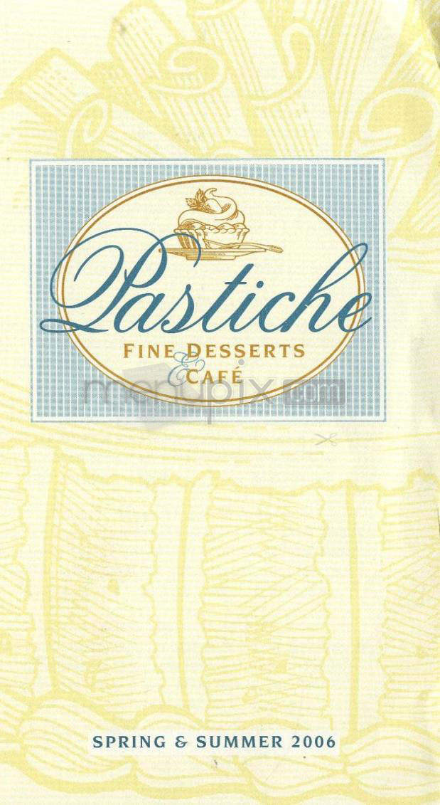 Pastiche Fine Desserts - Providence, RI menu_pic