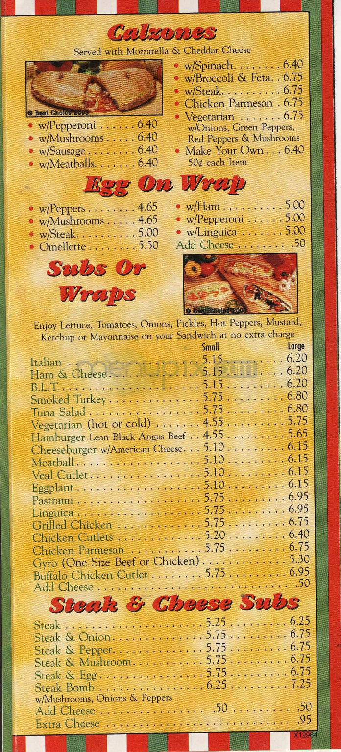 Pizza Queen - Providence, RI menu_pic