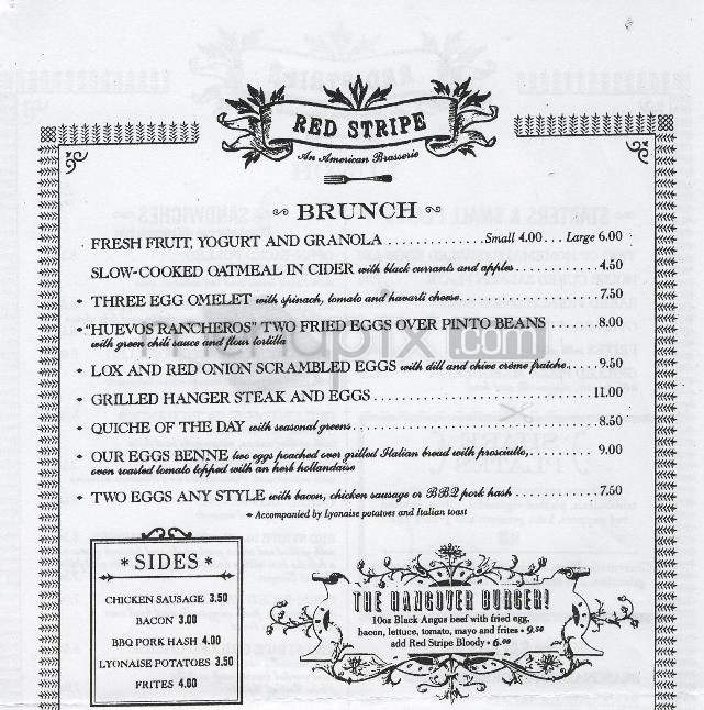 Red Stripe - Providence, RI menu_pic