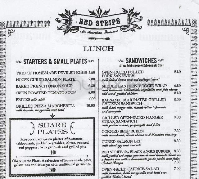 Red Stripe - Providence, RI menu_pic