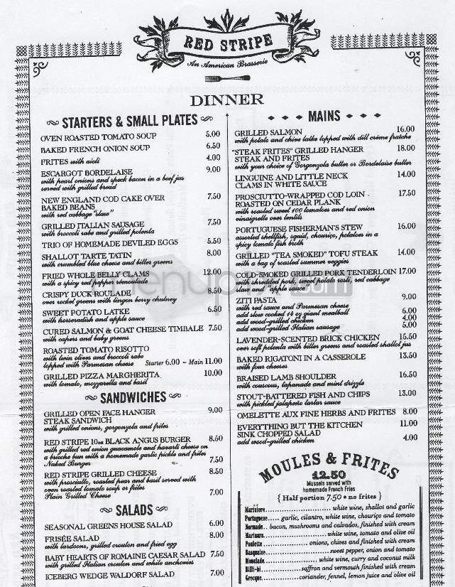 Red Stripe - Providence, RI menu_pic