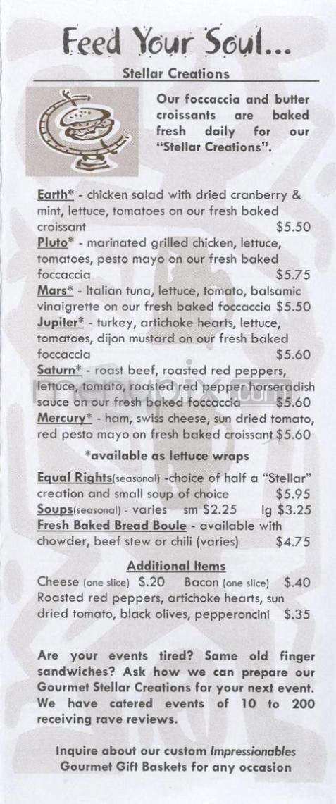 Reflections Cafe - Providence, RI menu_pic