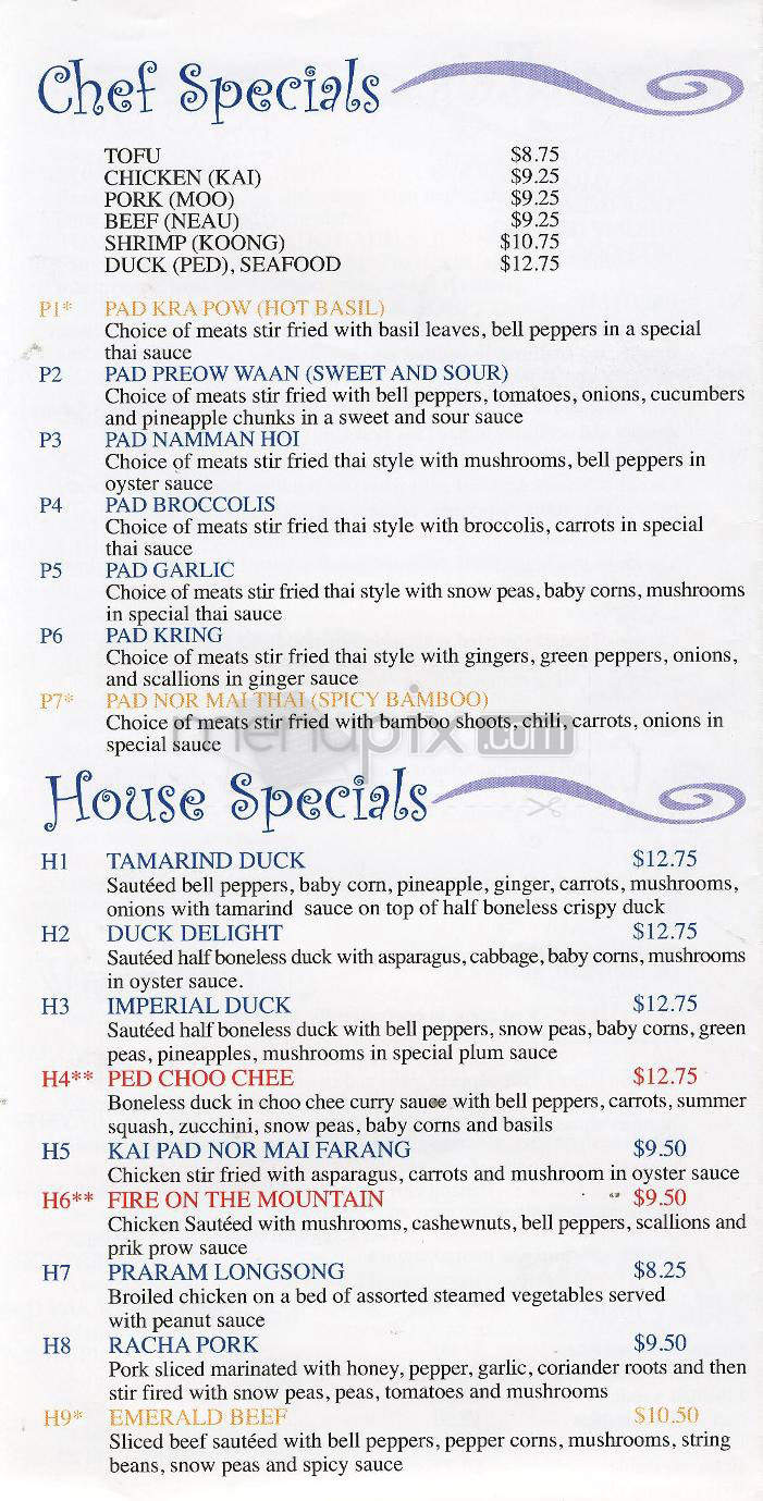 Rim Nahm - Cranston, RI menu_pic