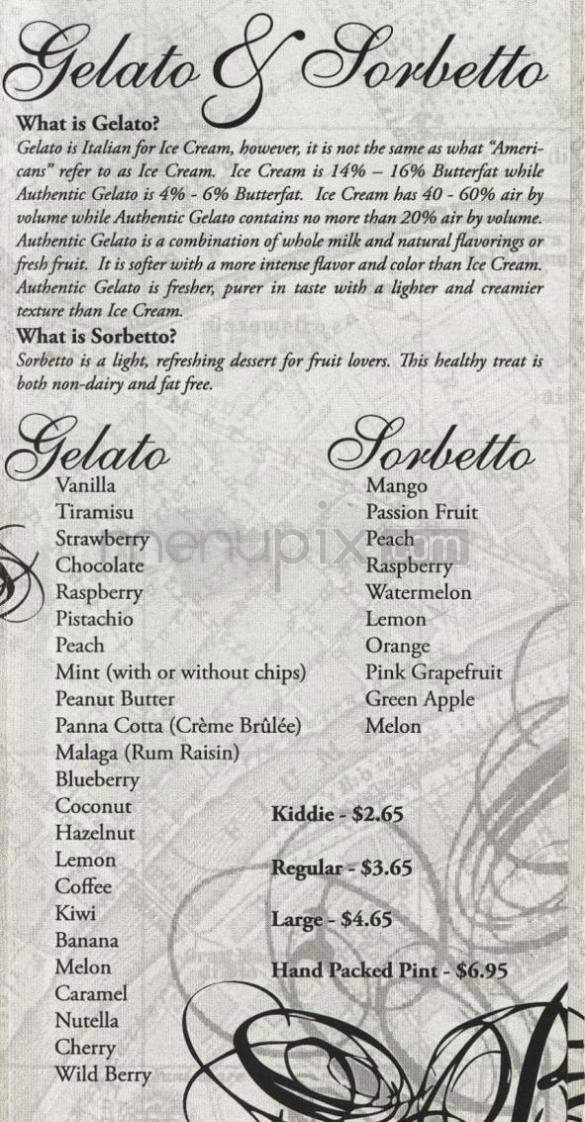 Roba Dolce - Providence, RI menu_pic