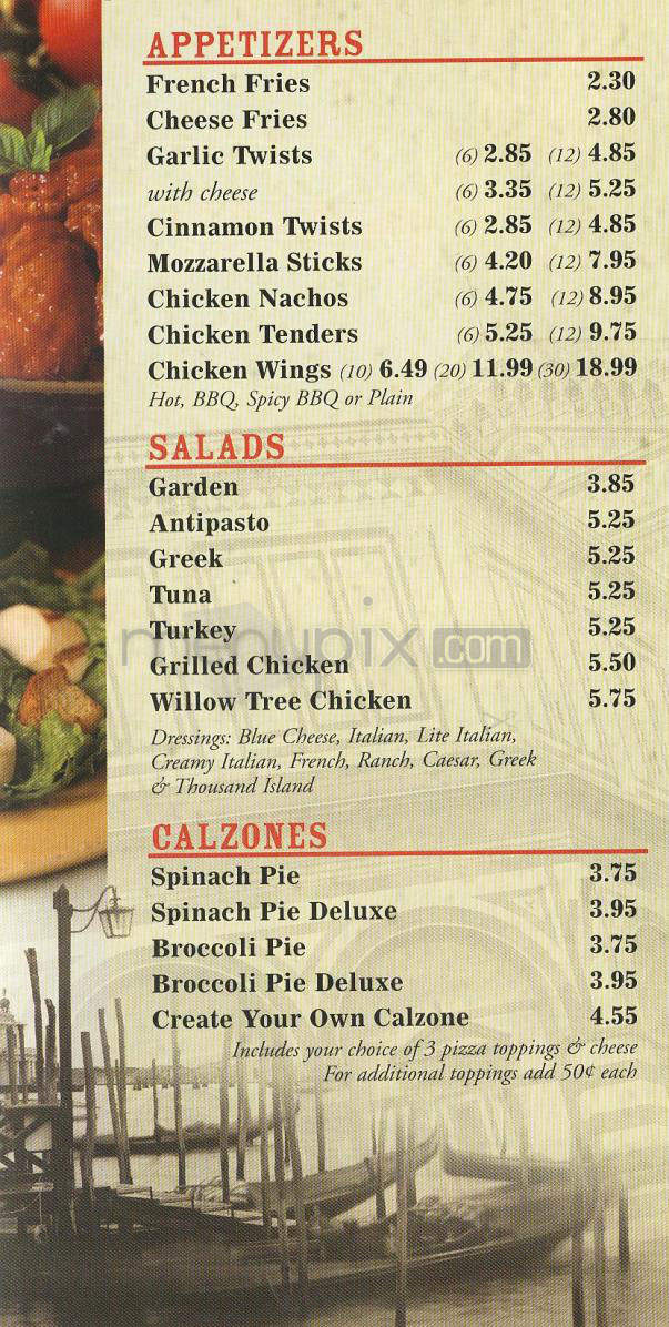 Ronzio Pizza & Subs - Providence, RI menu_pic
