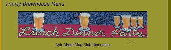 Trinity Brewhouse - Providence, RI menu_pic