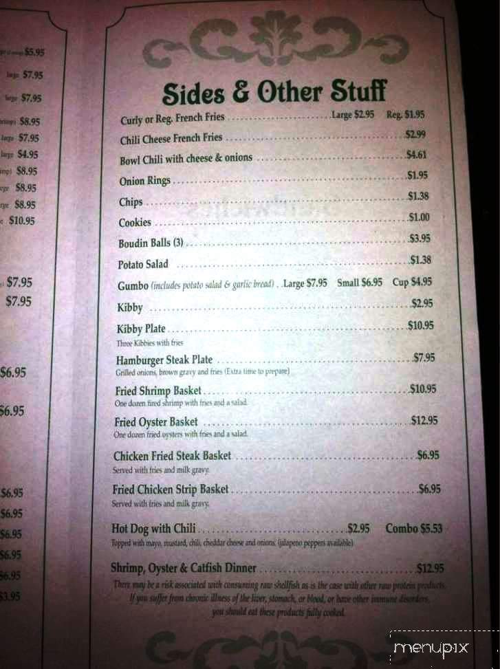 Pappy's Deli & Pub - Lake Charles, LA menu_pic