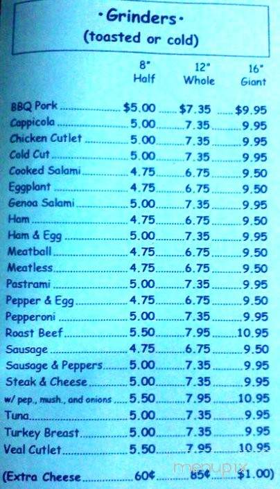Portland Pizza House - Portland, CT menu_pic