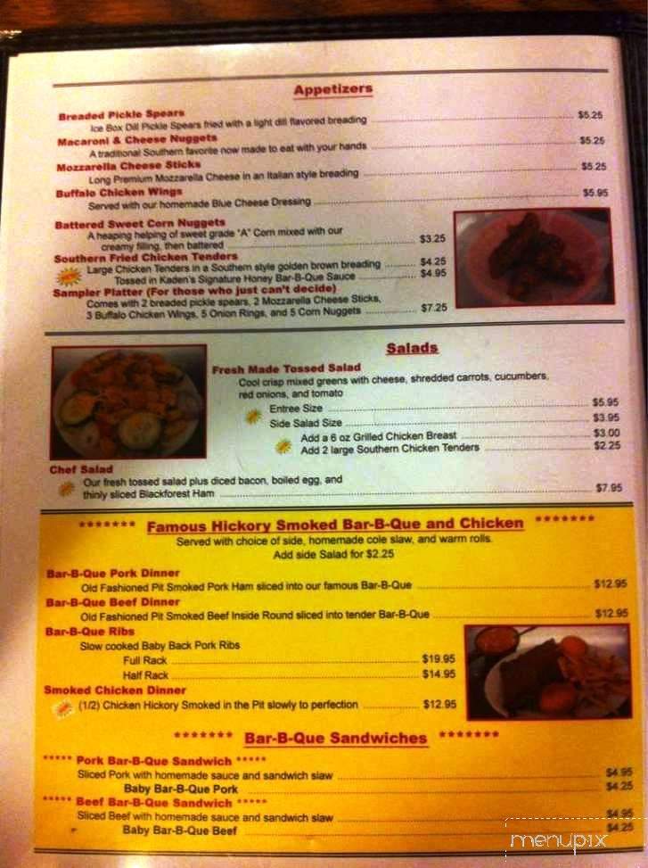 Pardner's Bar-B-Que & Steak - Piney Flats, TN menu_pic