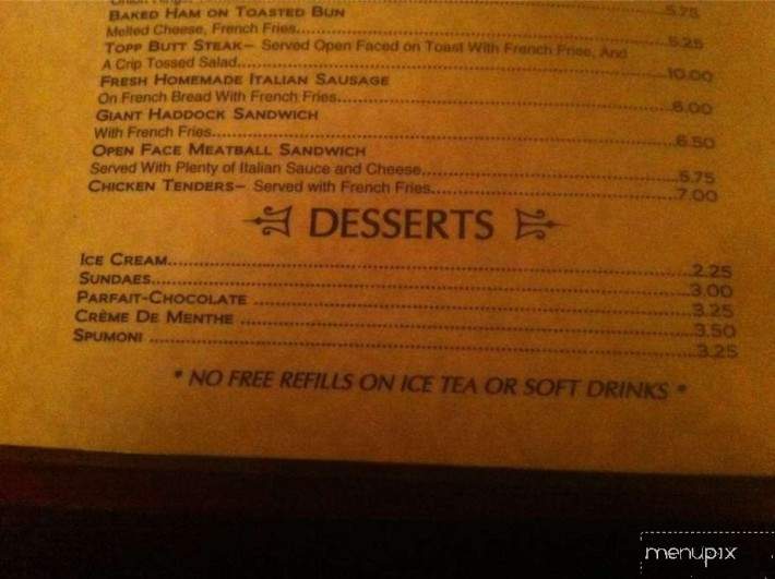 Polinori's Palm Garden Inn - Alliance, OH menu_pic