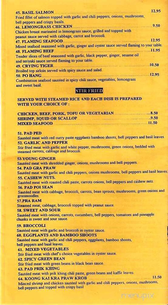 Pad Thai Kitchen - Portland, OR menu_pic