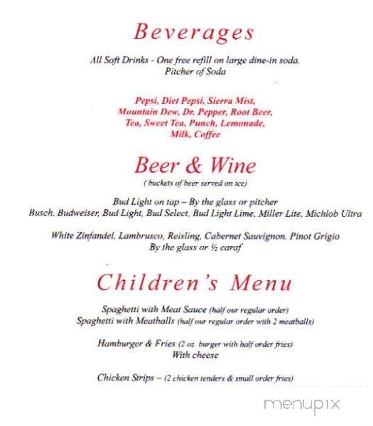 Pogolinos Desoto - De Soto, MO menu_pic