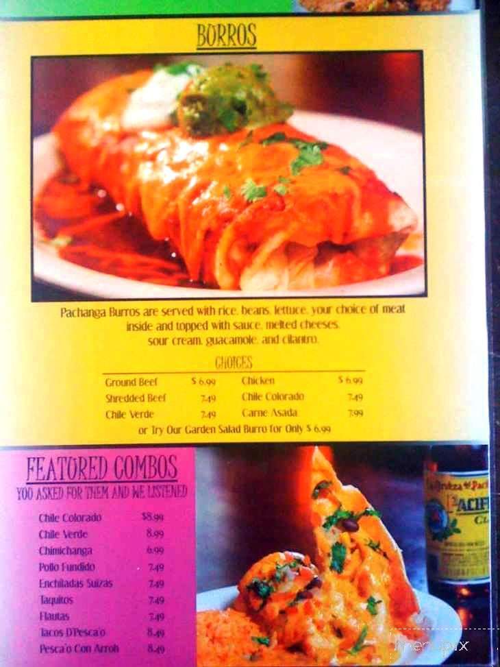 Pachanga's - Idaho Falls, ID menu_pic