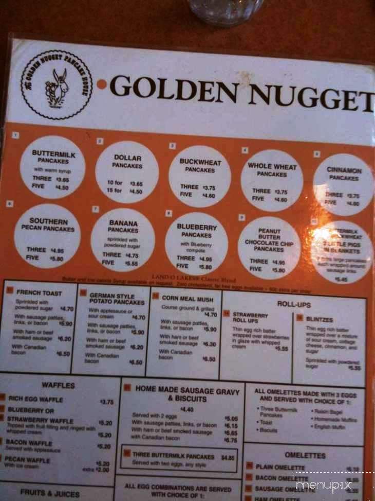 Pancake House Golden Nugget - Dayton, OH menu_pic