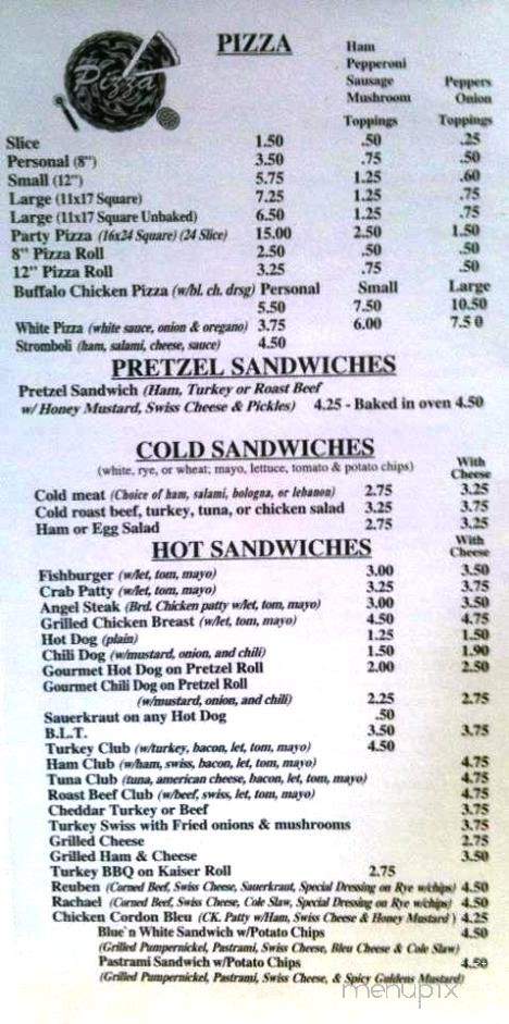 Pieracini's Market - Tamaqua, PA menu_pic