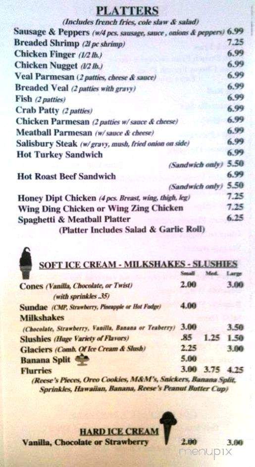 Pieracini's Market - Tamaqua, PA menu_pic