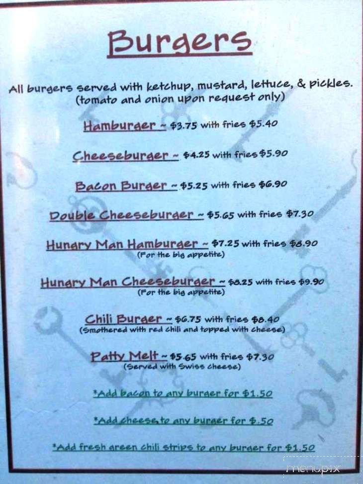 Pass Key Restaurant - Pueblo West, CO menu_pic