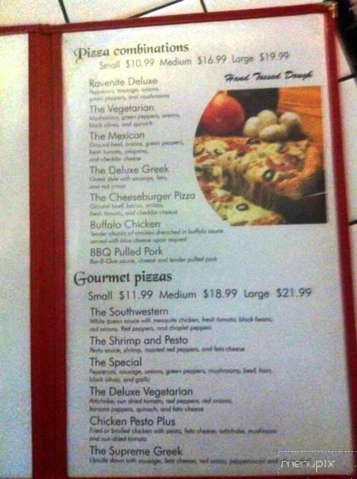 Ravenite Pizzeria - Fairhope, AL menu_pic
