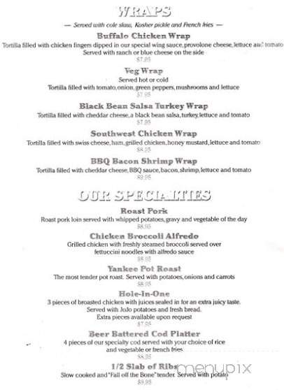 Ralph's Place - Bristol, IL menu_pic