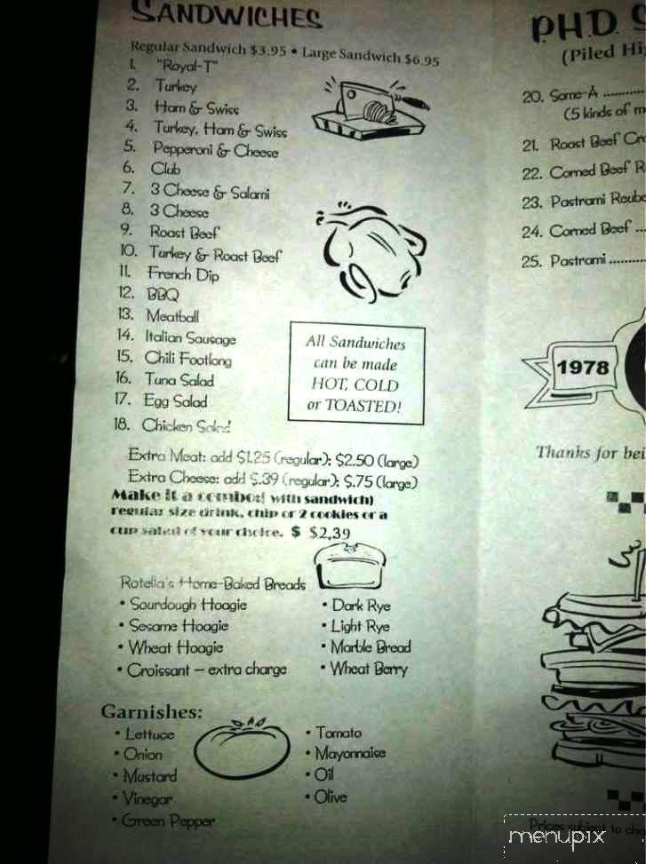 Razzy's Sandwich Shoppe - Omaha, NE menu_pic