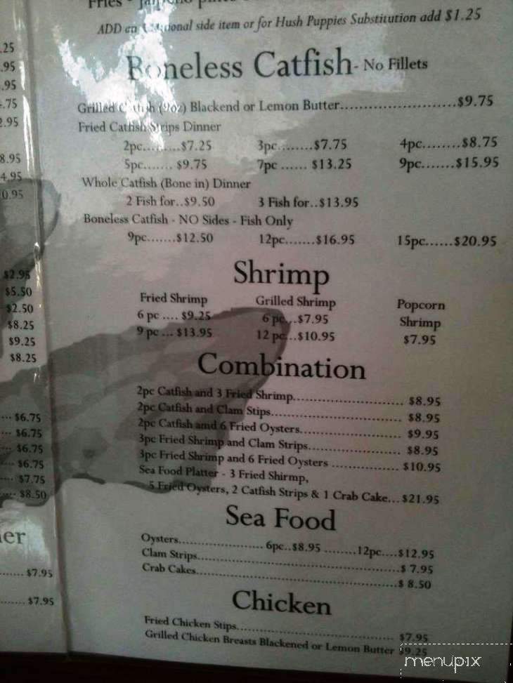 River Bottom Cafe - Arlington, TX menu_pic