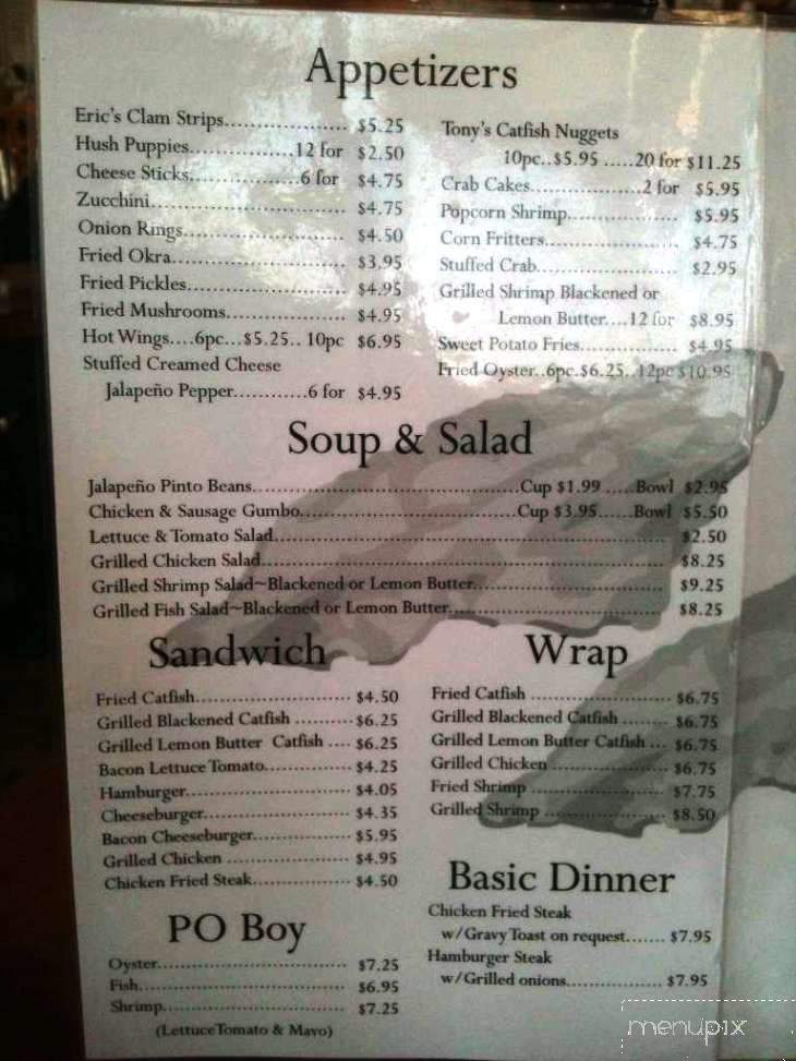 River Bottom Cafe - Arlington, TX menu_pic