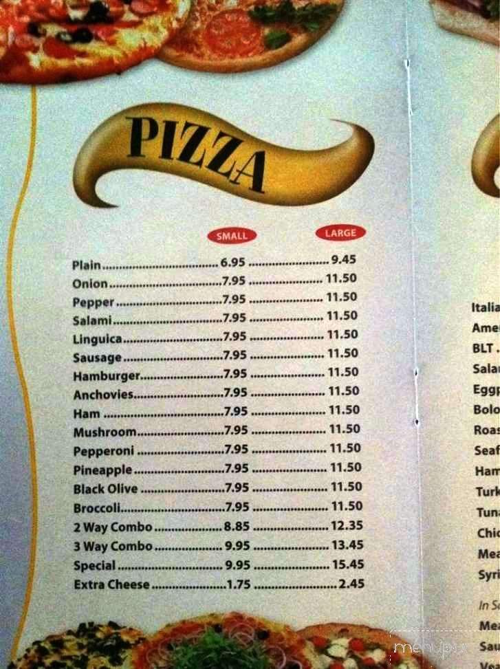 Rico's Pizza & Subs - Walpole, MA menu_pic