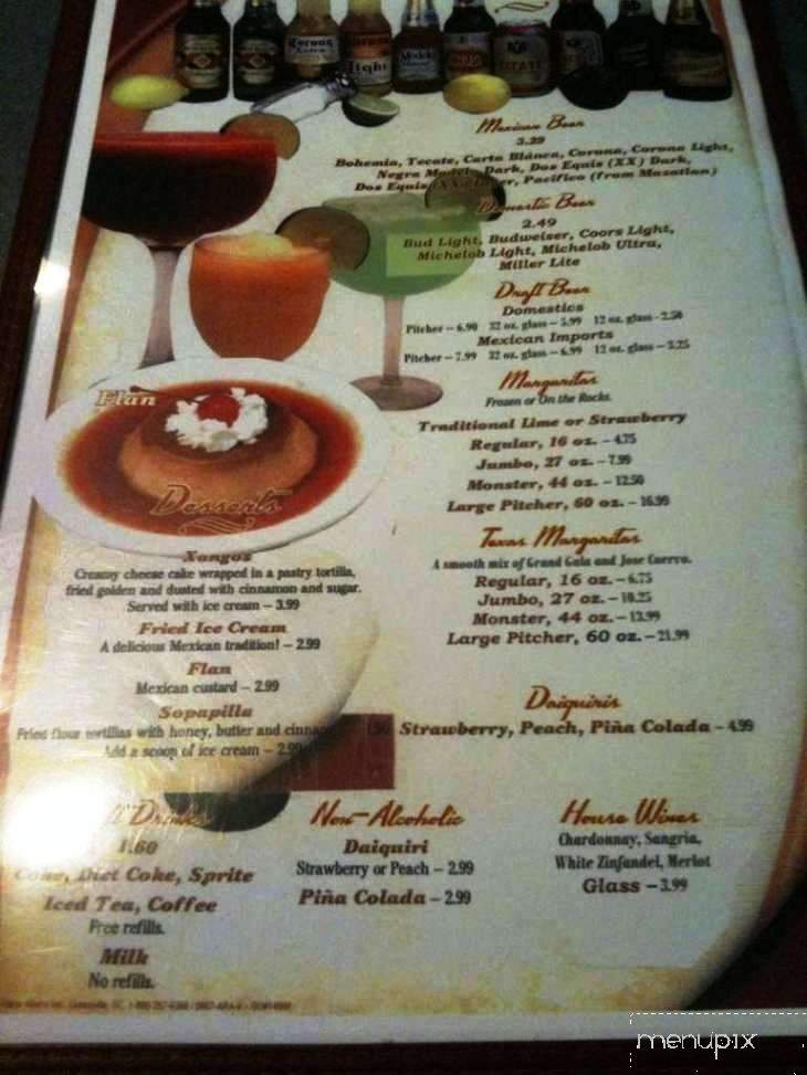 Rio Grande Mexican Restaurant - Newport, KY menu_pic