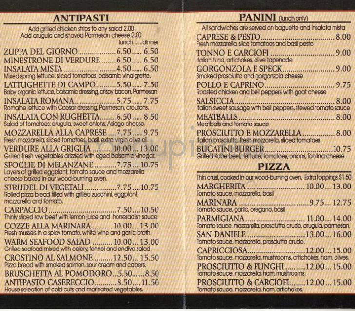 Bucatini - Santa Barbara, CA menu_pic
