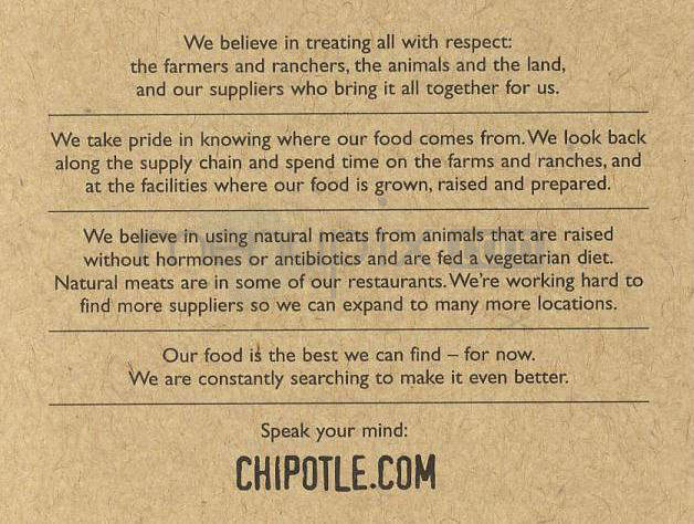Chipotle Mexican Grill - Santa Barbara, CA menu_pic