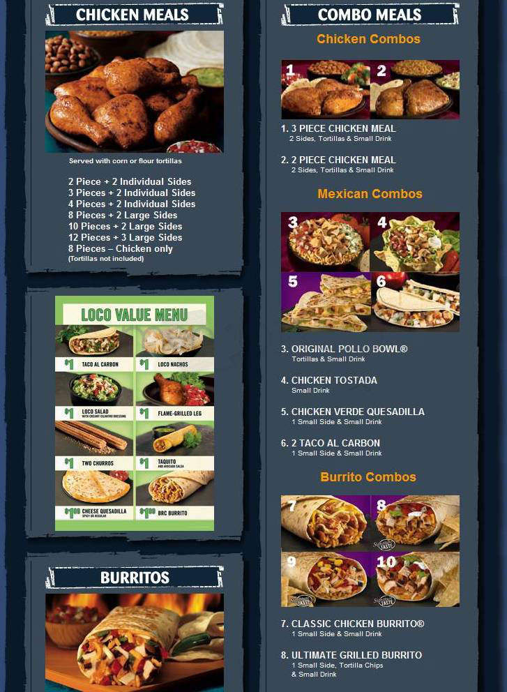 /826946/El-Pollo-Loco-Menu-Peoria-AZ - Peoria, AZ