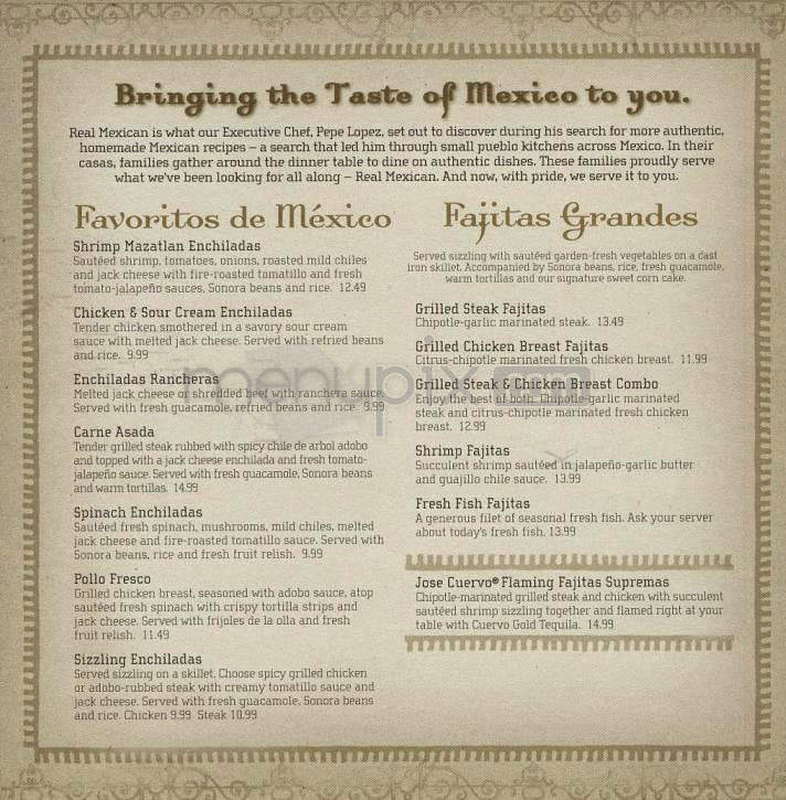 El Torito - Santa Barbara, CA menu_pic