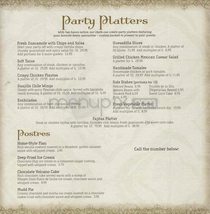El Torito - Santa Barbara, CA menu_pic
