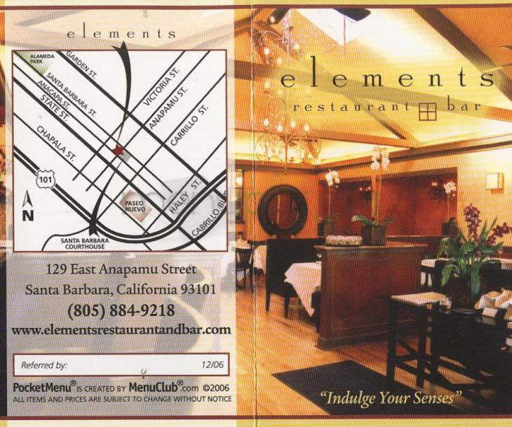 /630122/Elements-Restaurant-and-Bar-Santa-Barbara-CA - Santa Barbara, CA