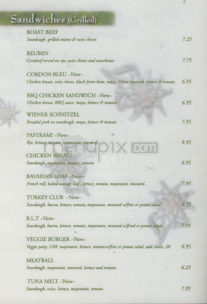 European Deli - Goleta, CA menu_pic