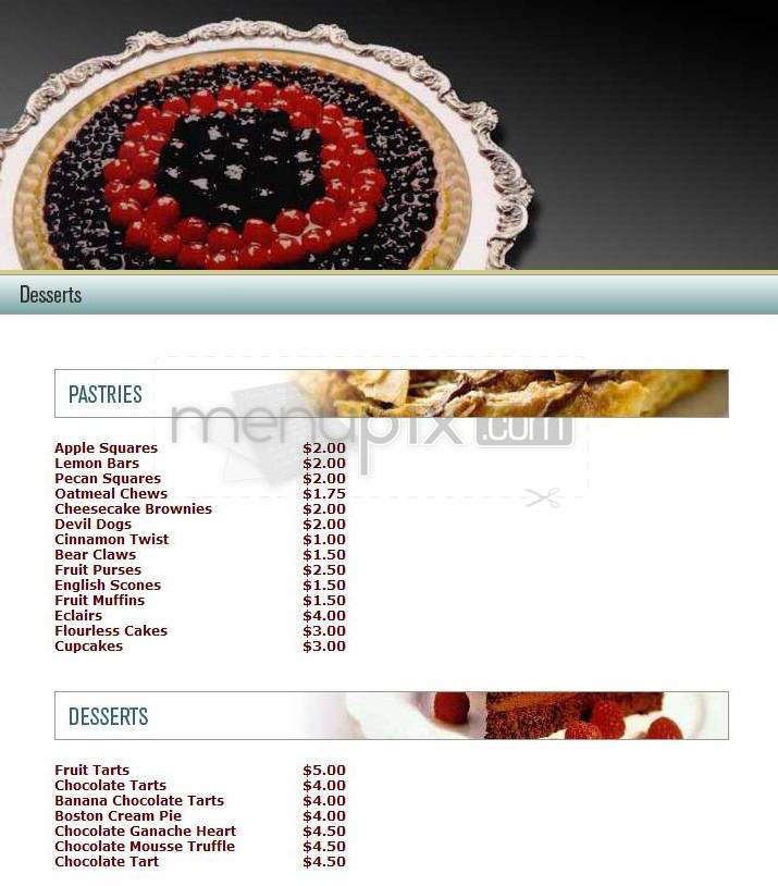 Fresco Cafe - Santa Barbara, CA menu_pic