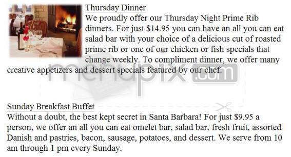 Frog Bar & Grill (Glen Annie Golf Club) - Goleta, CA menu_pic